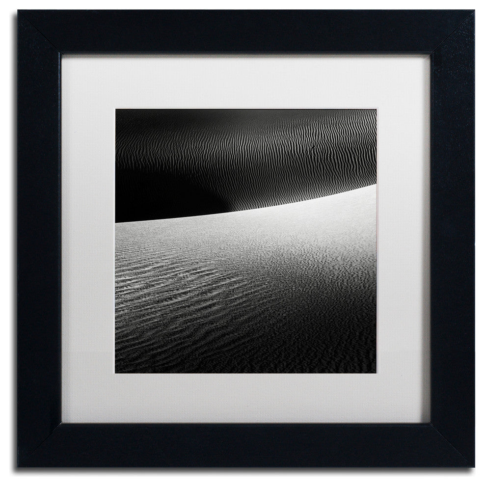 'Perpendicular' Matted Framed Canvas Art by Dave MacVicar