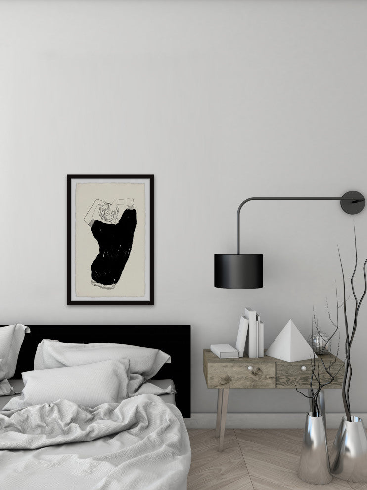 "The Mind Is Everything" Framed Painting Print, 12x18