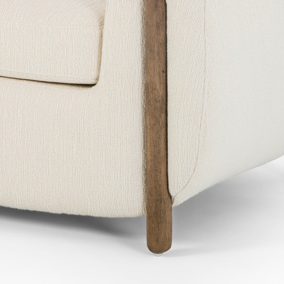 Lyla Sofa, 86" Kerbey Ivory, Distressed Natural