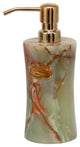 Vinca Collection Whirl Green Onyx Soap Dispenser