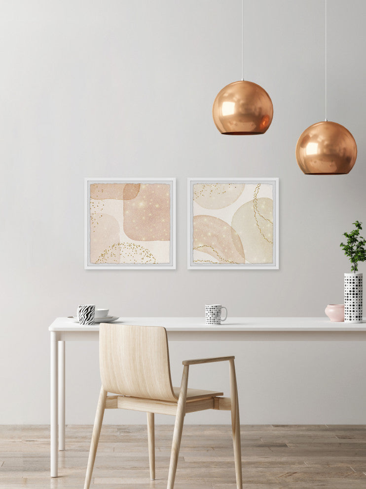 Green Fields Diptych, 2-Piece Set, 18x18 Panels