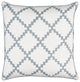 Surya Parsons PR-003 18"x18" Pillow Kit, White/Denim