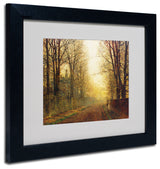 'Whitby' Matted Framed Canvas Art by John Grimshaw