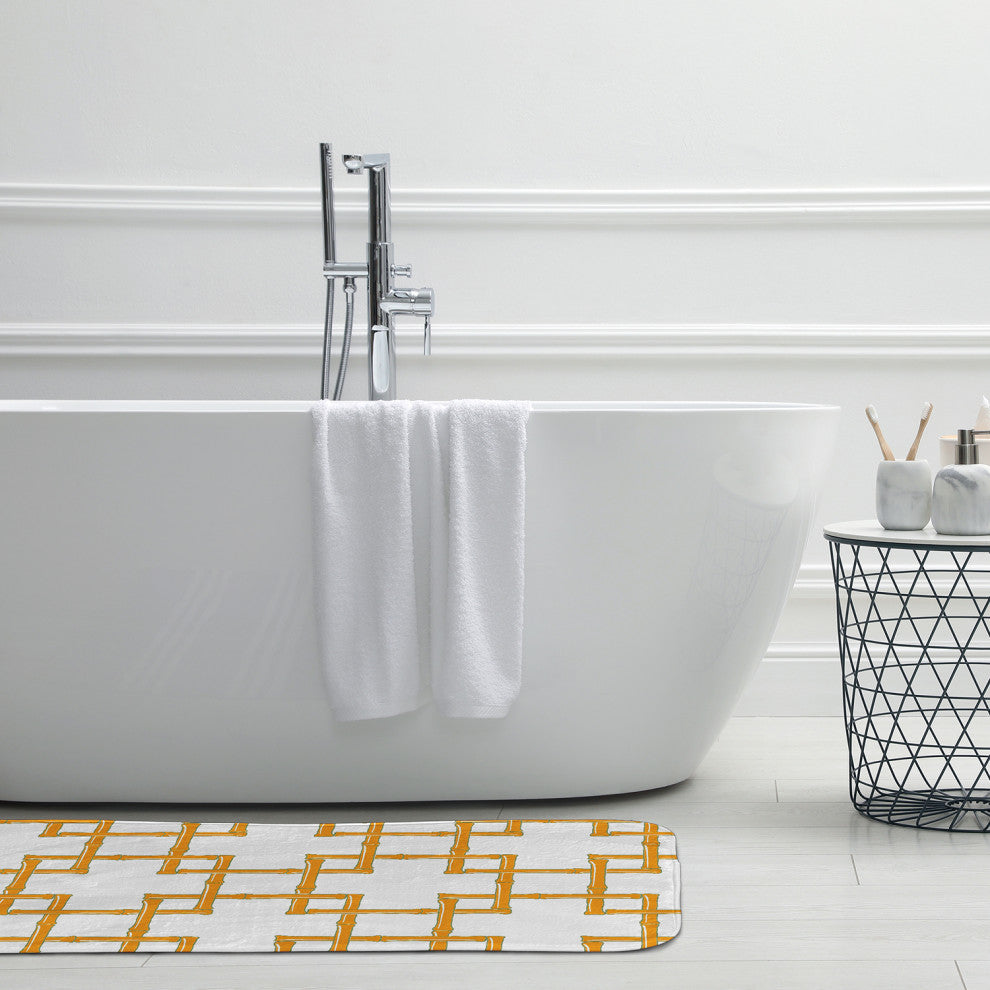 34" x 21" Bamboo  Bathmat, Mango