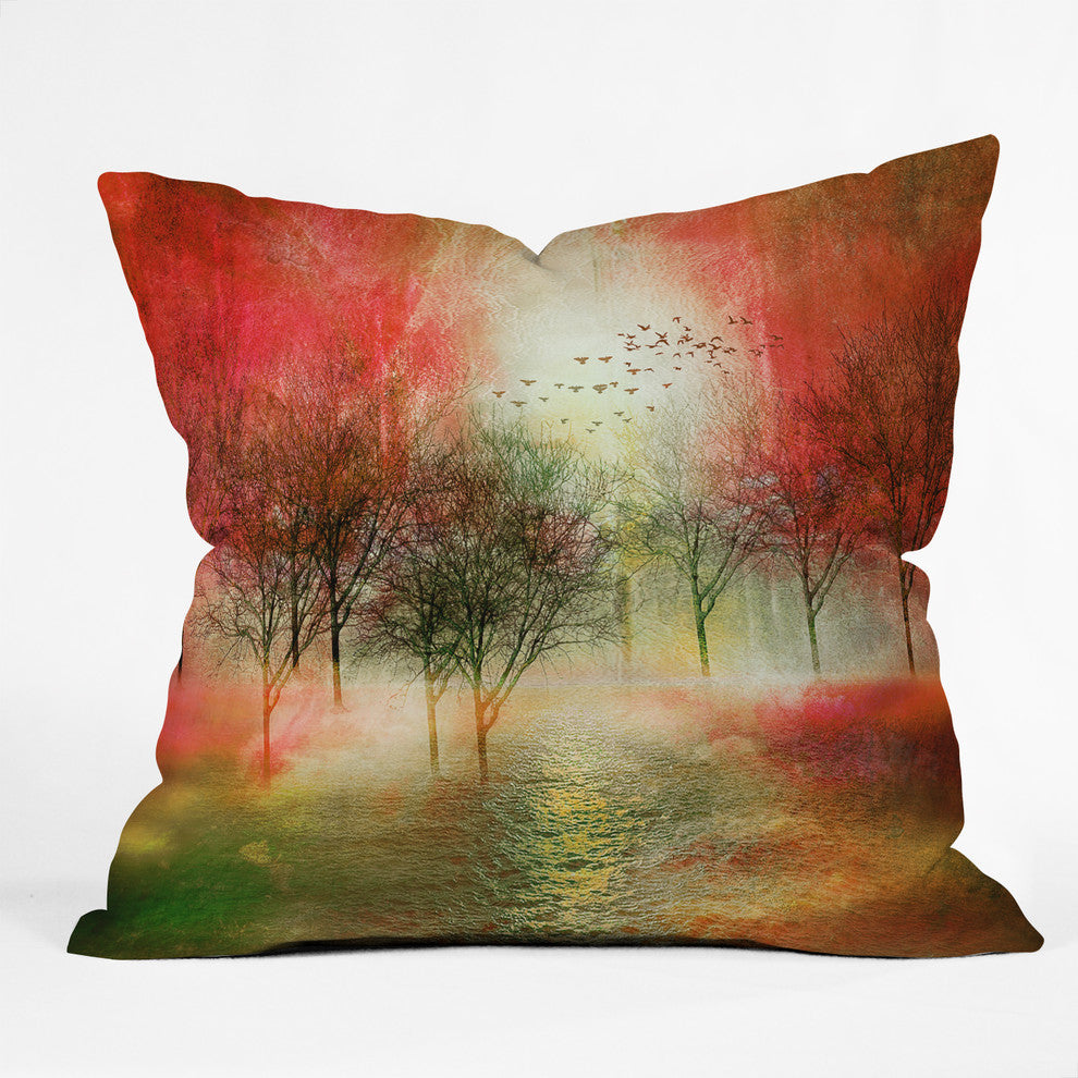 Deny Designs Viviana Gonzalez Paisaje Y Color III Outdoor Throw Pillow