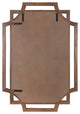 Minuette Wood Framed Wall Mirror, Natural 40x27