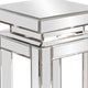 Howard Elliott Mirrored Pedestal Table, small