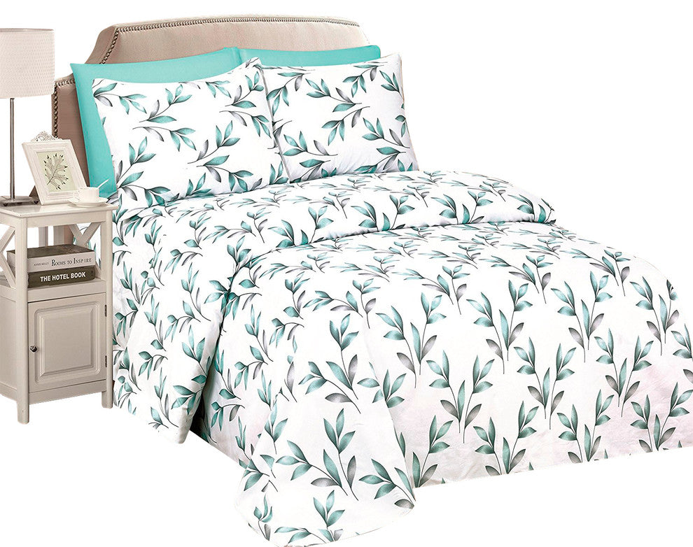 Beverly Hills 1800 Series, Printed Sheet Set, Laurel, Queen