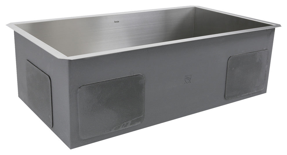 Nantucket Sinks 32" Pro Series Rectangle Undermount Stainless Steel Kitchen Sink