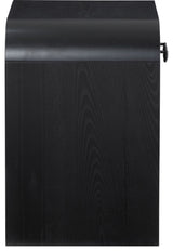 Hayes Night Stand / Side Table, Black, Black