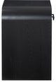 Hayes Night Stand / Side Table, Black, Black