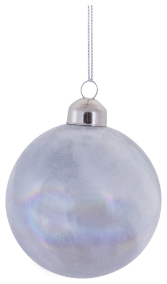 Irredescent Glass Ball Ornament, 12-Piece Set