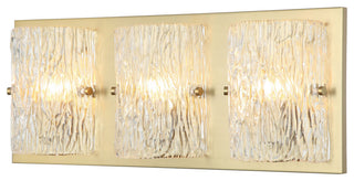Morgan 3-Light Bath, Satin Brass