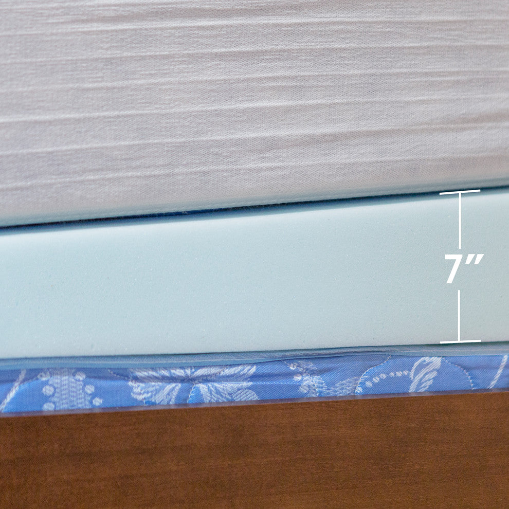 Avana Mattress Elevator, Under Bed 7" Incline Foam Support, Twin