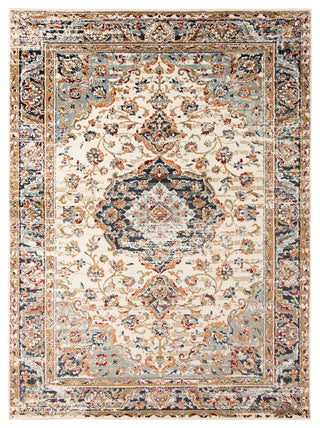 Athinai Lanette Ivory Medallion Area Rug, 2'x3'