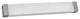 Algiers LED Vanity, Linen Acrylic Shade, Satin Nickel, 37"