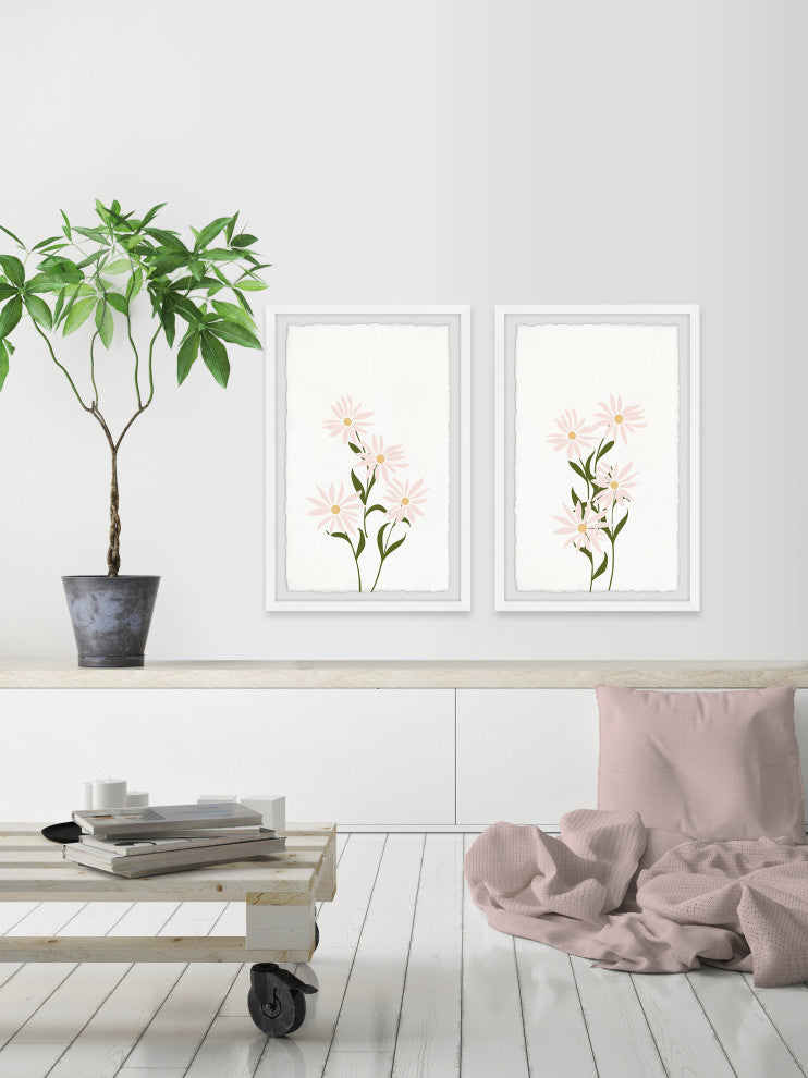 Happiness Blooms Diptych, Set of 2, 16x24 Panels