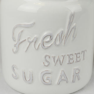 DII Red Ceramic Jar Canister (Set of 3)
