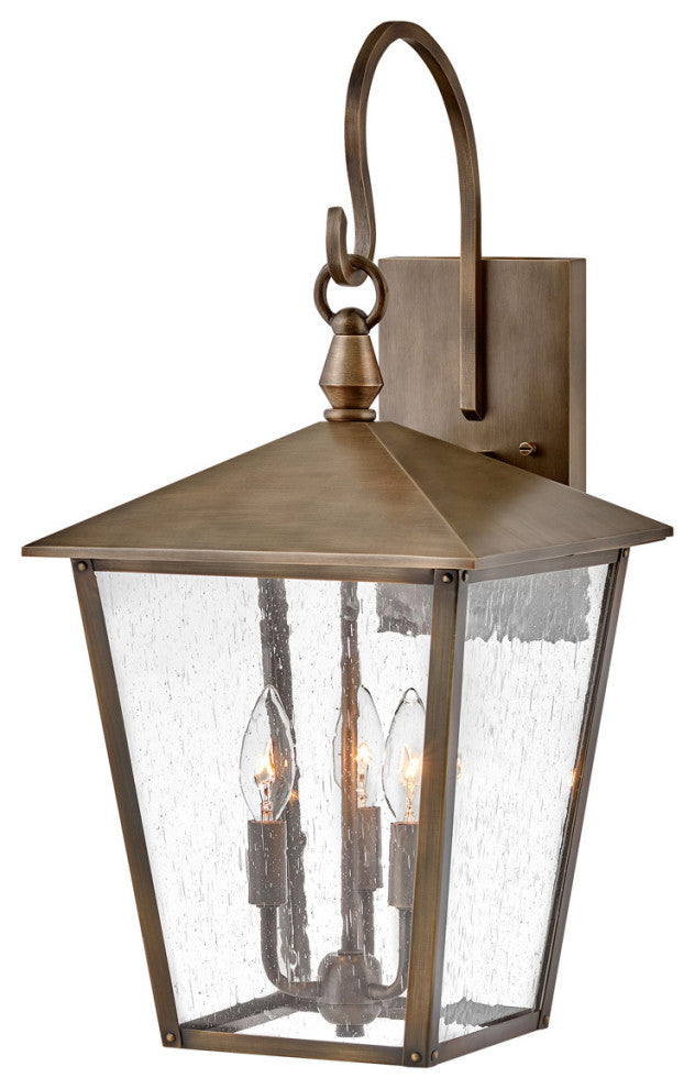 Hinkley Huntersfield Large Wall Mount Lantern, Burnished Bronze