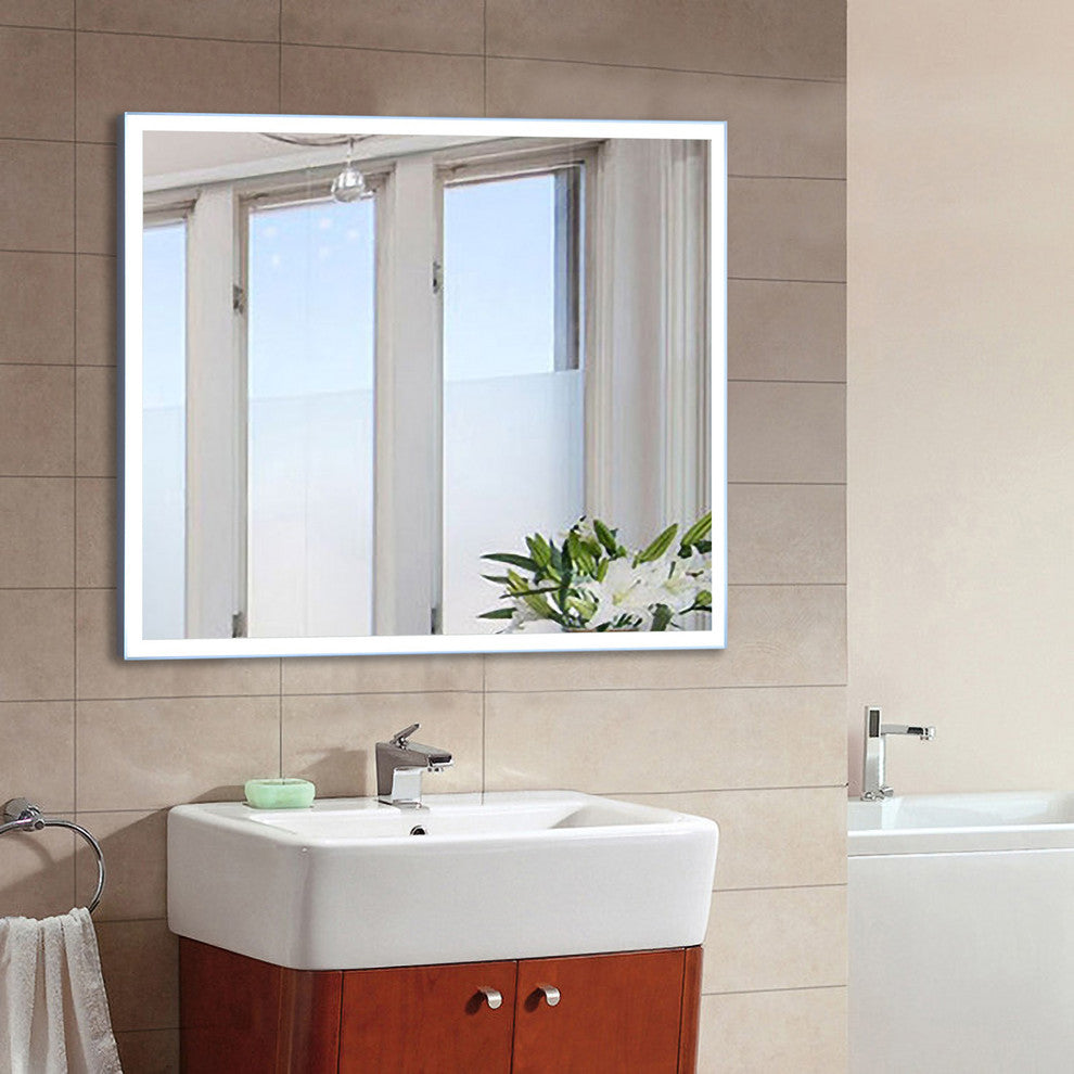Vanity Art LED Lighted Vanity Bathroom Mirror With Touch Switch, 36"