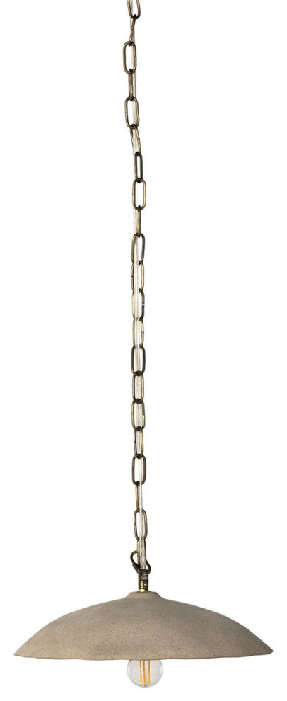 Organic Ceramic Pendant-Sand Porcelain