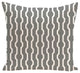 Nuts And Bolts, Decorative Geometric Print Pillow, Gray, 16"x16"