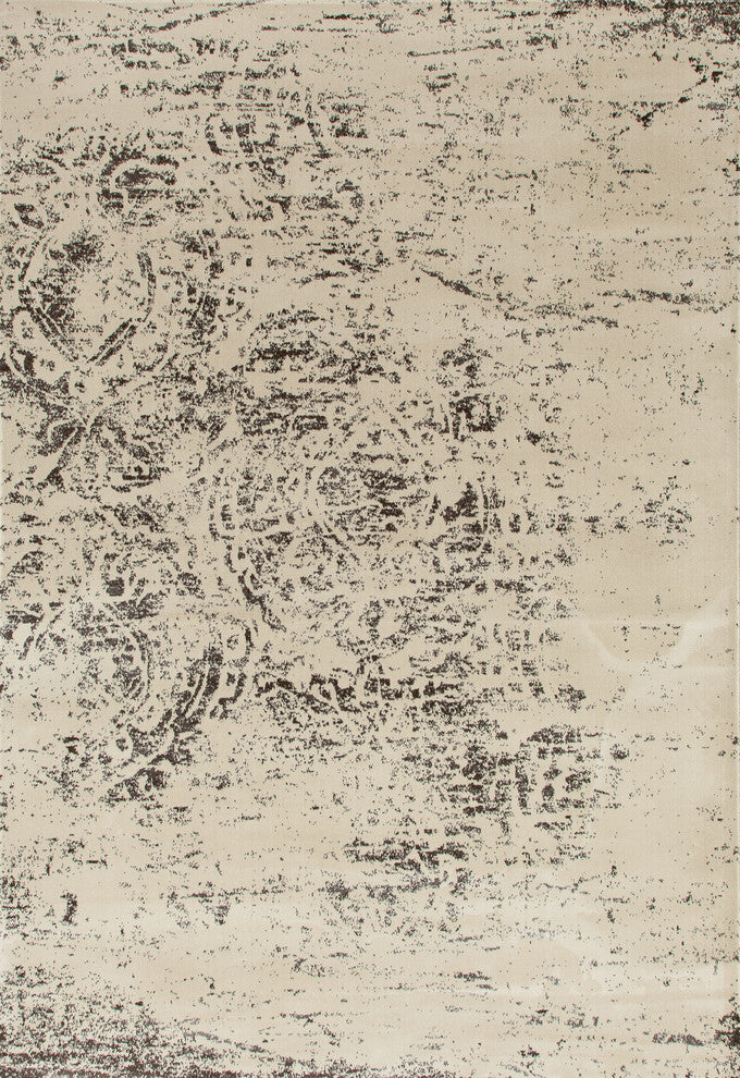 Karelia Weathered Block Mushroom 5'3"x7'7" Area Rug