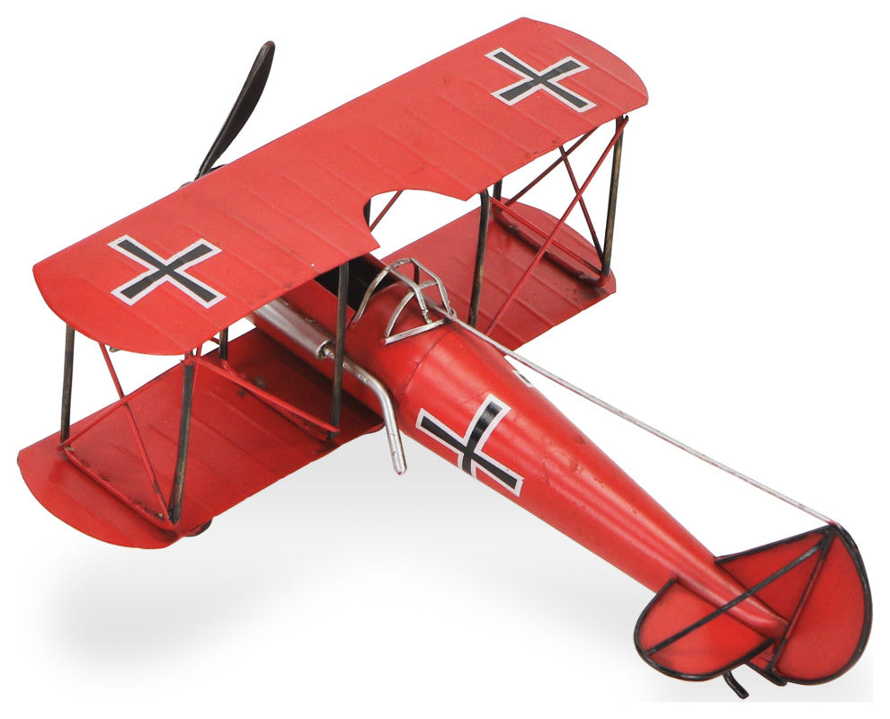 Mini World War 1 Plane, Red