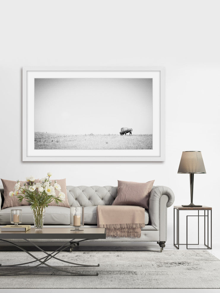 Marmont Hill, "Distant Grazing" Framed Painting Print, 45x30