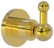 Astor Place Robe Hook, Polished Brass