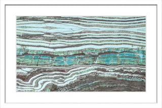 "Millenium Layers" Framed Painting Print