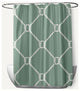 Ahoy! Sage 70" w x 73" h Shower Curtain