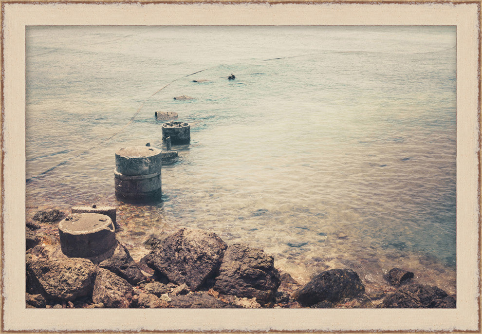 Shoreline With Rocks, Giclee Reproduction Artwork