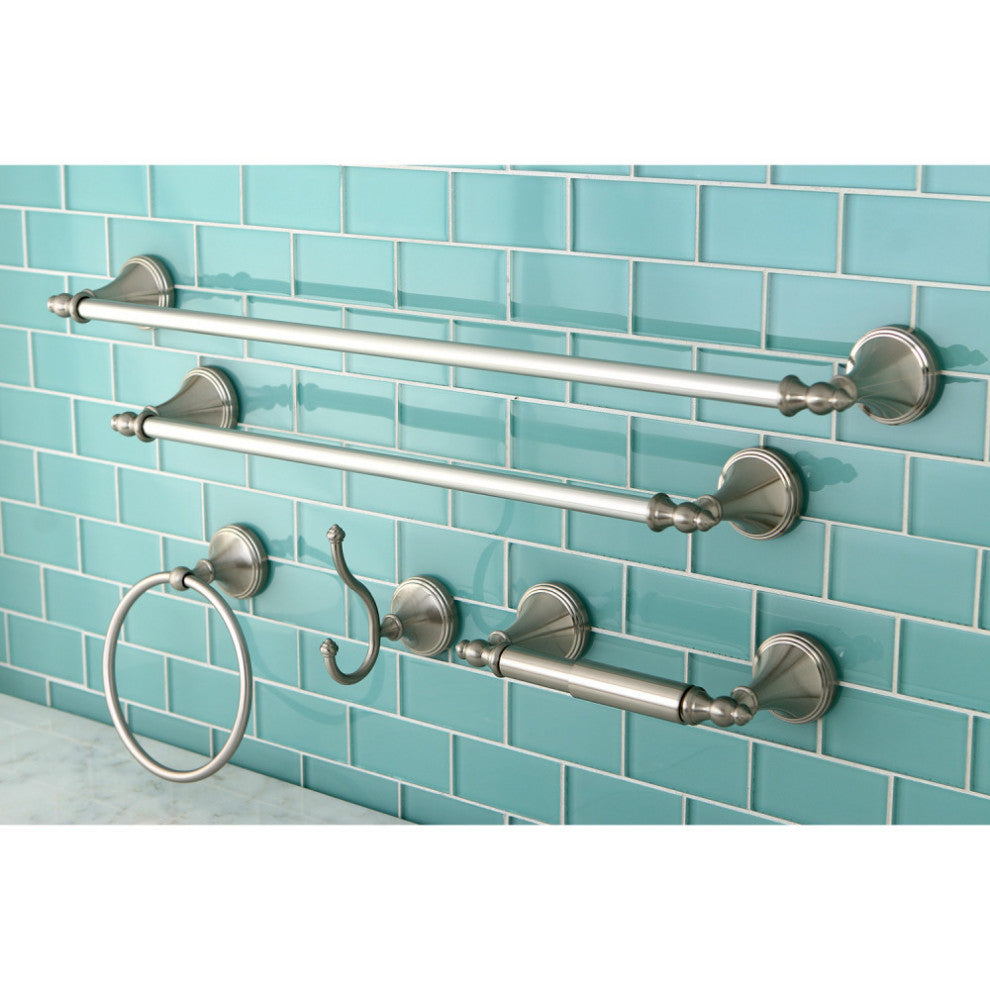 Kingston Brass 5-Piece Bathroom Accessory Set, Brushed Nickel