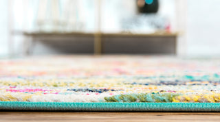 Unique Loom Turquoise Chagall Vita 2' 0 x 6' 7 Runner Rug
