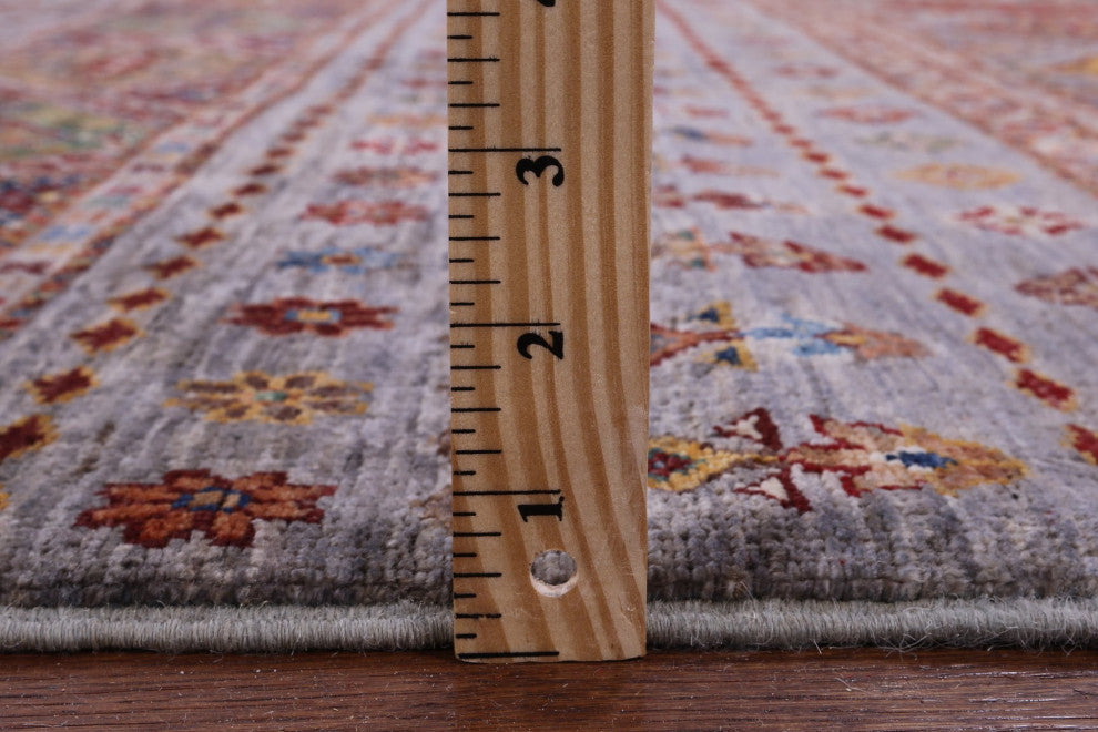5' 0" X 6' 7" Handmade Khorjin Super Kazak Rug Q11286