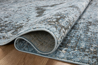 Loloi II Odette Sky / Charcoal 18" x 18" Sample Rug