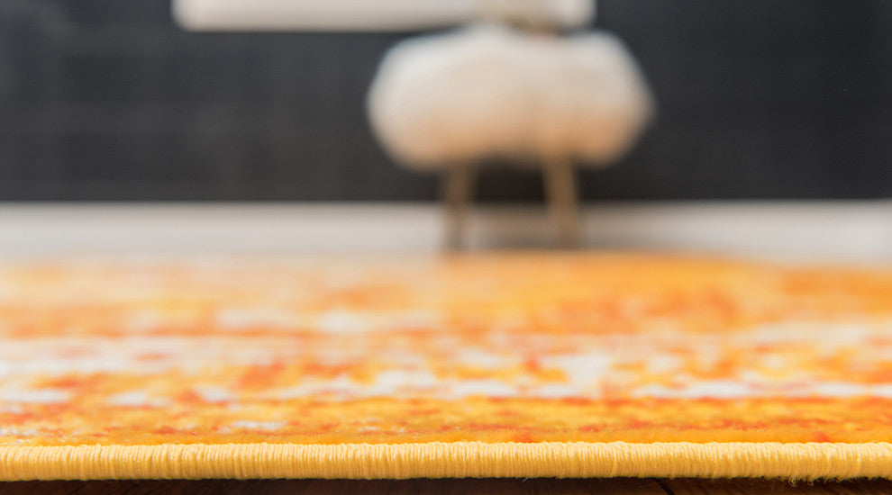 Unique Loom Orange Salle Garnier Sofia 2'x3' Area Rug