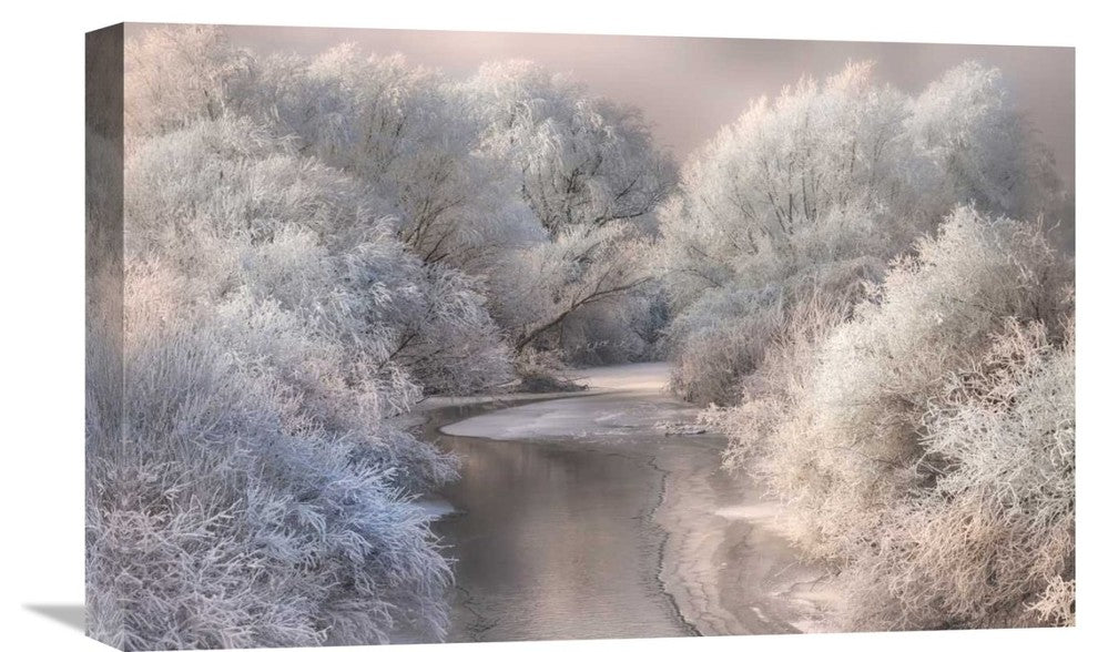 "Winter Song" Stretched Canvas Giclee by Sebestyen Bela, 22"x14"