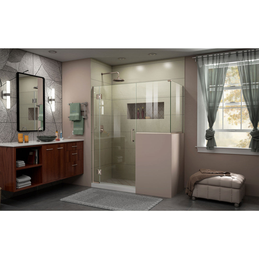 Dreamline Unidoor-X 60"x36.375"x72" Hinged Shower Enclosure