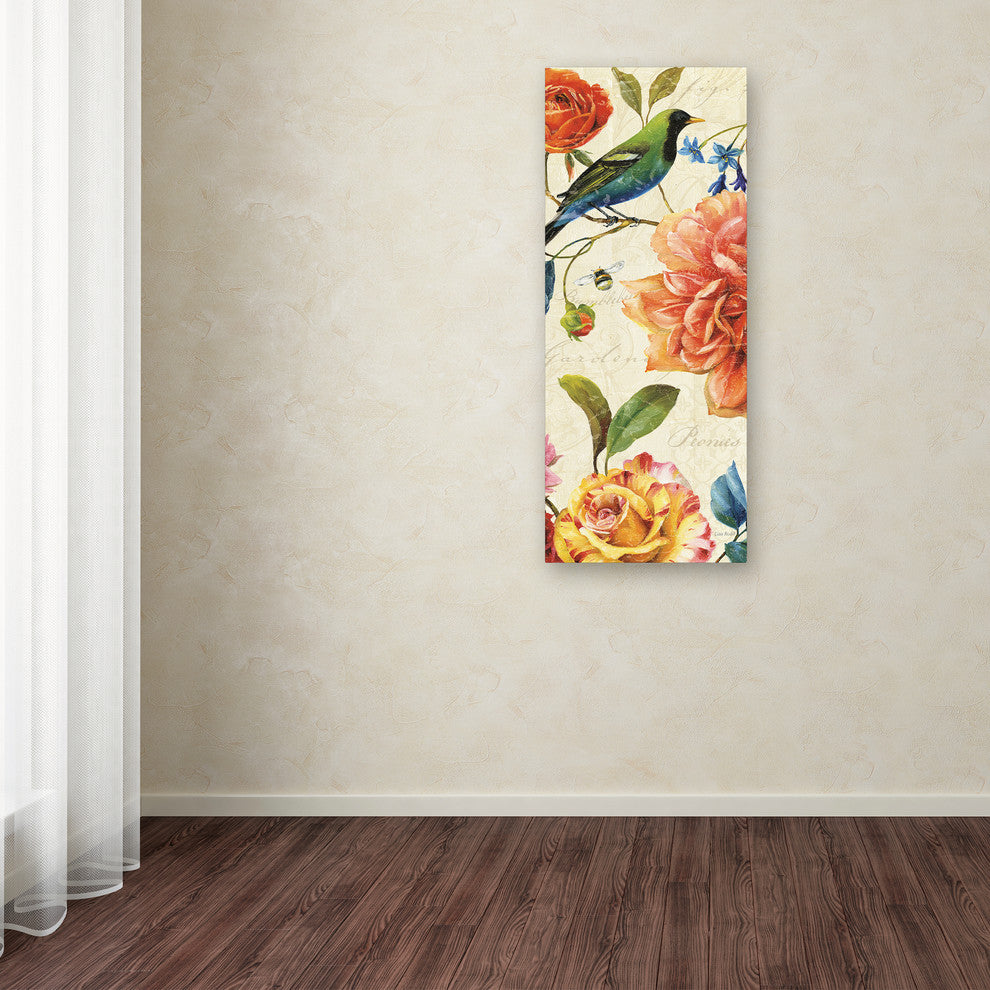 'Rainbow Garden VI - Cream' Canvas Art by Lisa Audit