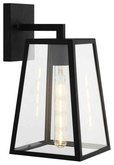 Matteo Denzil 1-Light Wall Sconce In Matte Black