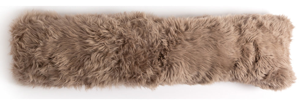Lalo Lambskin Lumbar Pillow, Single-Taup