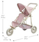 Foldable Baby Doll Twin Jogging Stroller