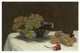 "Still Life with Grapes and a Carnation, c. 1880" Paper Art, 50"x34"