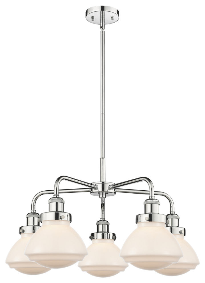 Innovations Olean 5 24.5" Chandelier Polished Chrome