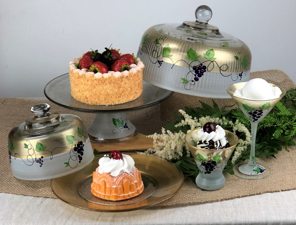 Grapes 'n Vines Cosmopolitan Glasses, Set of 2