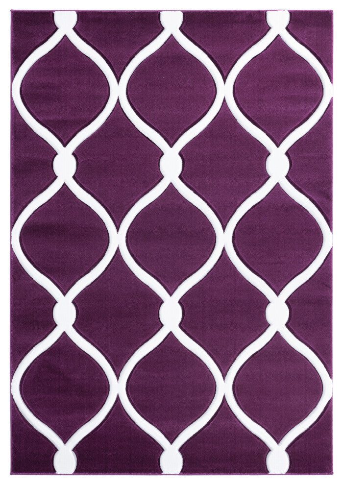 United Weavers Bristol Rodanthe Plum Area Rug 7'10x10'6