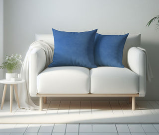 A1HC Throw Pillow Insert, Down Alternative Fill, Set of 2, Prussian Blue, 22"x22"