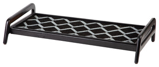Single-Tier Black Stand With 3-Pair Rubber Boot Tray San Tropez